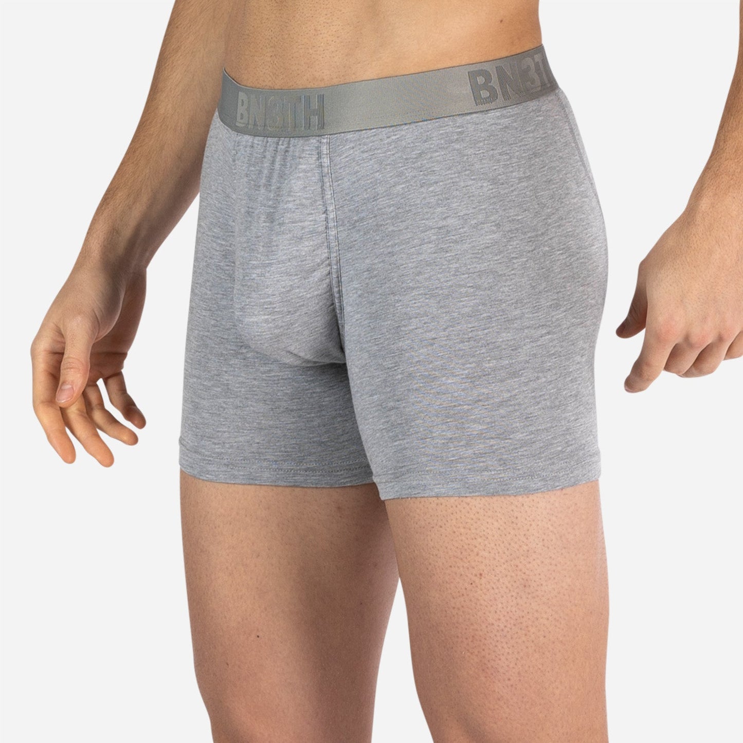 Classic Essentials Boxer Brief Black/Heather Grey 2 Packfrom BN3TH Underwear