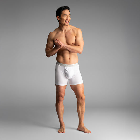 Classic Essentials Boxer Brief Whitefrom BN3TH Underwear