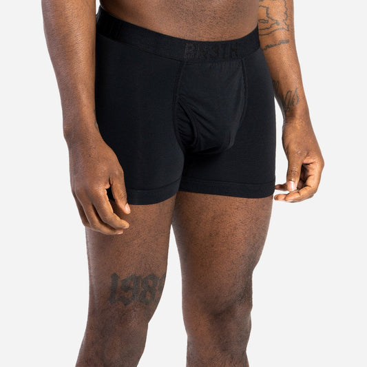 CLASSIC ICON TRUNK WITH FLY: BLACK