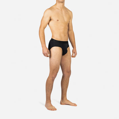 CLASSIC ICON BRIEF WITH FLY: BLACK