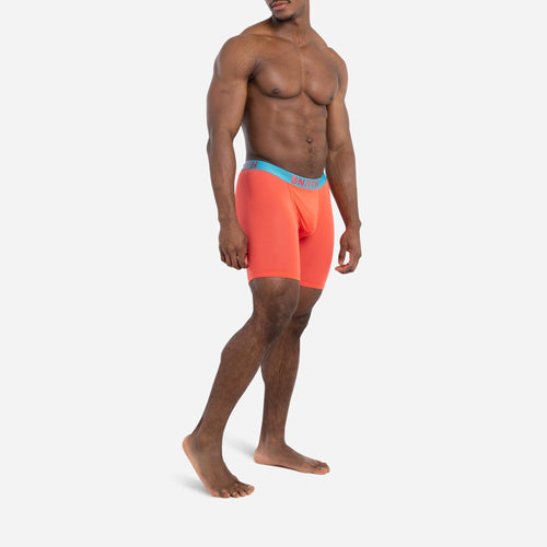 CLASSIC BOXER BRIEF : CORAL/SPRAY