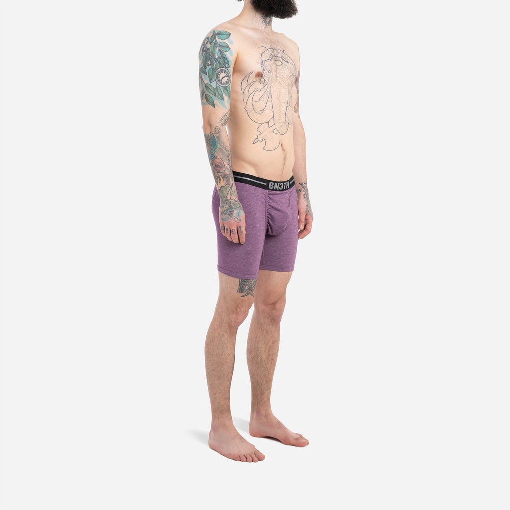 INFINITE BOXER BRIEF : AUBERGINE