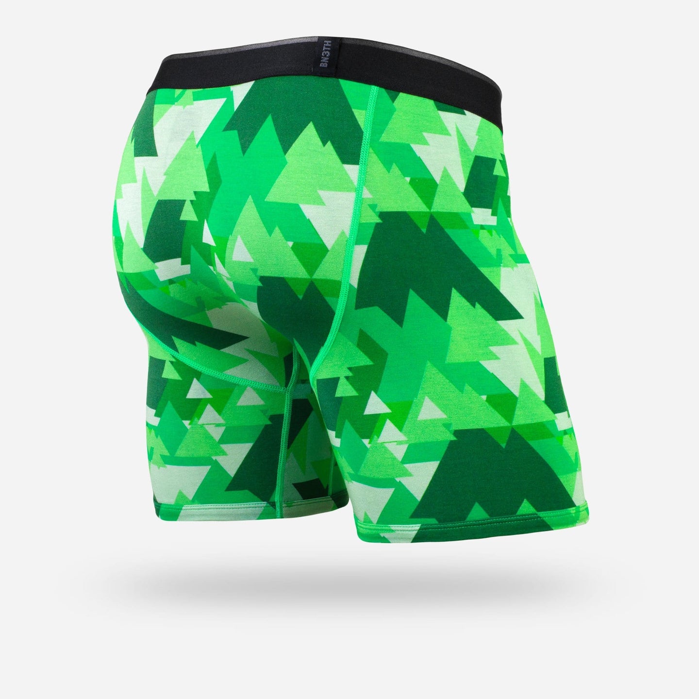 MENS CLASSIC BOXER BRIEF: GEOTREES GREEN