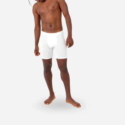 CLASSIC BOXER BRIEF : WHITE