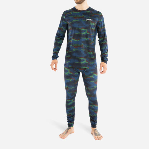 PRO LONG SLEEVE : HEX CAMO NAVY